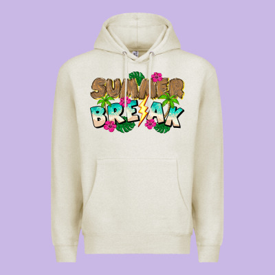 Summer Break Premium Hoodie Designed By Cowhidedigitalart