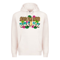 Pale Pink Summer Break Premium Hoodie - CowhideDigitalArt
