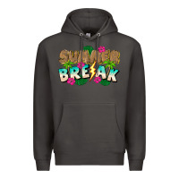 Smoke Summer Break Premium Hoodie - CowhideDigitalArt