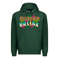Sports Green Summer Break Premium Hoodie - CowhideDigitalArt