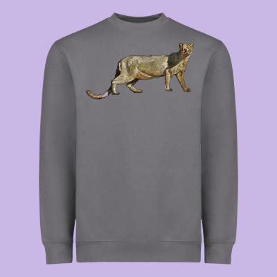 Jaguarundi Heavyweight Sweatshirt Designed By Lillyallendesigns