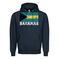Navy Bahamas Flag Country Men Women Kids Christmas Gift Family Zipper Hoodie - longCreatives