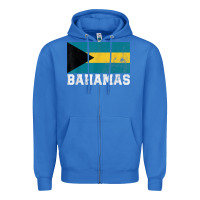True Royal Bahamas Flag Country Men Women Kids Christmas Gift Family Zipper Hoodie - longCreatives
