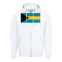 White Bahamas Flag Country Men Women Kids Christmas Gift Family Zipper Hoodie - longCreatives