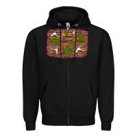 Black cinco de mayo bullskull and cactus Zipper Hoodie - Artiststas