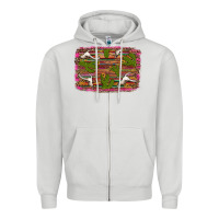 Dove Grey cinco de mayo bullskull and cactus Zipper Hoodie - Artiststas