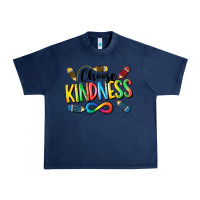 Navy Chose Kindness Autism Urban Heavy Tee - CowGirlArtShop