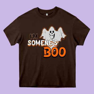I'm Someone's Boo Halloween Heavy Core Tee Designed By Bettercallsaul