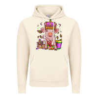 Vintage Artic mardi gras pig Vintage Hoodie - OliviaCreatesArt
