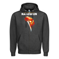 Charcoal Heather Halloween 1978 Original Graphic Zipper Hoodie - longCreatives