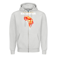 Dove Grey Halloween 1978 Original Graphic Zipper Hoodie - longCreatives
