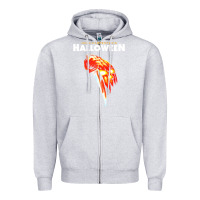 Heather Grey Halloween 1978 Original Graphic Zipper Hoodie - longCreatives