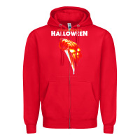 Red Halloween 1978 Original Graphic Zipper Hoodie - longCreatives