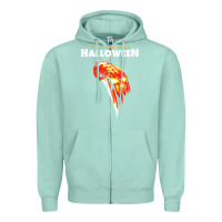 Seafoam Halloween 1978 Original Graphic Zipper Hoodie - longCreatives