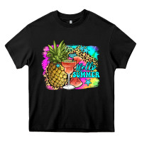 Black hello summer Heavy Core Tee - JahusDesignShop