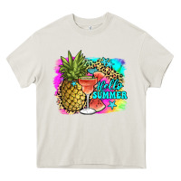 Cream hello summer Heavy Core Tee - JahusDesignShop