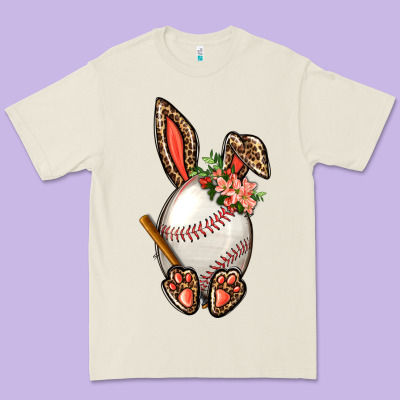 Baseball Easter Bunny Premium Tee Designed By Nancycooperartshop