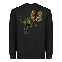 Black Dilophosaurus Heavyweight Sweatshirt - LillyAllenDesigns