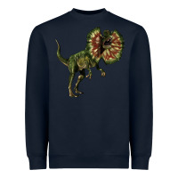 Navy Dilophosaurus Heavyweight Sweatshirt - LillyAllenDesigns