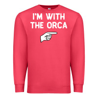 Cardinal im with the orca costume halloween matching party Premium Sweatshirt - longCreatives