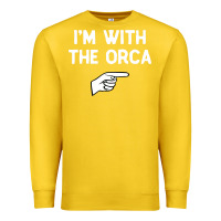 Lemon im with the orca costume halloween matching party Premium Sweatshirt - longCreatives
