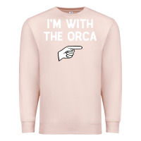 Pale Pink im with the orca costume halloween matching party Premium Sweatshirt - longCreatives