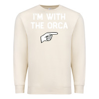 Sandshell im with the orca costume halloween matching party Premium Sweatshirt - longCreatives