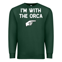 Sports Green im with the orca costume halloween matching party Premium Sweatshirt - longCreatives
