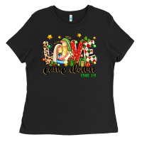 Black love came down luke 2 11 Ladies Tee - texasbilliewilder