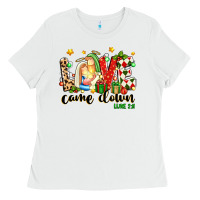 White love came down luke 2 11 Ladies Tee - texasbilliewilder