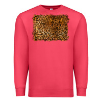 Cardinal handdrawn leopard pattern Premium Sweatshirt - BarkalooDesign