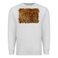Dove Grey handdrawn leopard pattern Premium Sweatshirt - BarkalooDesign