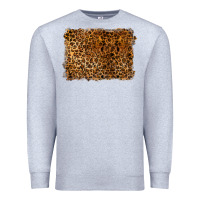 Heather Grey handdrawn leopard pattern Premium Sweatshirt - BarkalooDesign