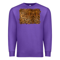 Purple handdrawn leopard pattern Premium Sweatshirt - BarkalooDesign