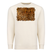 Sandshell handdrawn leopard pattern Premium Sweatshirt - BarkalooDesign