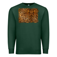 Sports Green handdrawn leopard pattern Premium Sweatshirt - BarkalooDesign