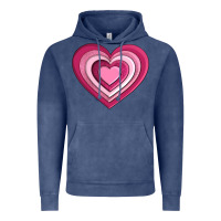 Vintage Denim sweet heart olivia Vintage Hoodie - OliviaCreatesArt
