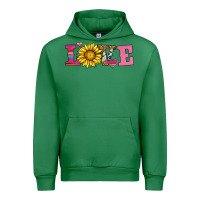 Emerald love sunflower valentines day Urban Hoodie - AdoDesignShop