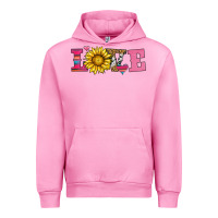 Fuchsia Pink love sunflower valentines day Urban Hoodie - AdoDesignShop