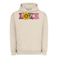 Pigment French Oak love sunflower valentines day Urban Hoodie - AdoDesignShop