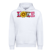 White love sunflower valentines day Urban Hoodie - AdoDesignShop