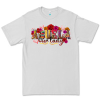 Dove Grey Abuela Our Lady Premium Tee - texasbilliewilder