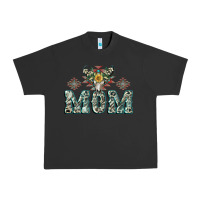 Pigment Black Mom with Cow skull Mother's Day Urban Heavy Tee - CowGirlArtShop
