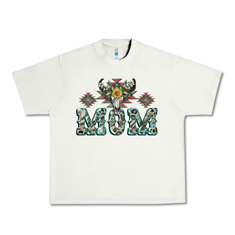 Mom With Cow Skull Mother's Day Urban Heavy Tee by CowGirlArtShop | Teevron