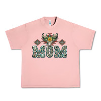 Salmon Mom with Cow skull Mother's Day Urban Heavy Tee - CowGirlArtShop