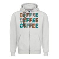 Dove Grey coffee Zipper Hoodie - Artiststas