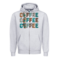 Heather Grey coffee Zipper Hoodie - Artiststas