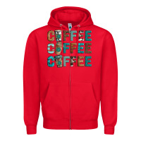 Red coffee Zipper Hoodie - Artiststas