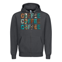 Smoke coffee Zipper Hoodie - Artiststas