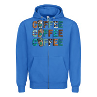 True Royal coffee Zipper Hoodie - Artiststas